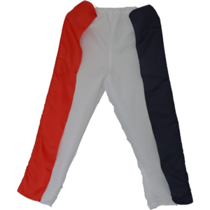 P01 Pantalon Tricolore Rouge Blanc Noir