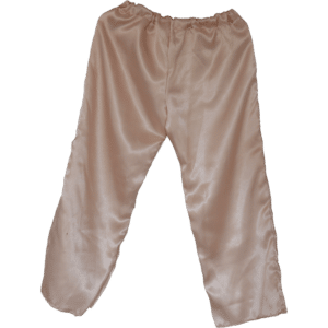 P07 Pantalon beige brillant