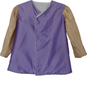 V02 Veste Manches Longues Violette Beige