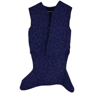 A18 Costume de poisson bleu motif